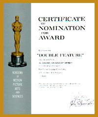 Certificado de Nominaci&oacute;n al Oscar 1985