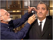 Fotograf&iacute;a del rodaje de la pel&iacute;cula Tiovivo c.1950