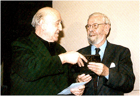 Foto del actor Carlos Blanco y  Luis Garc&iacute;a Berlanga